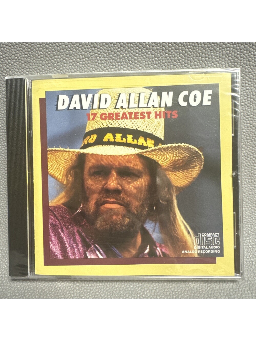 David Allen Coe: 17 Greatest Hits CD (1985) NEW Sealed Minor Cellophane Wear
